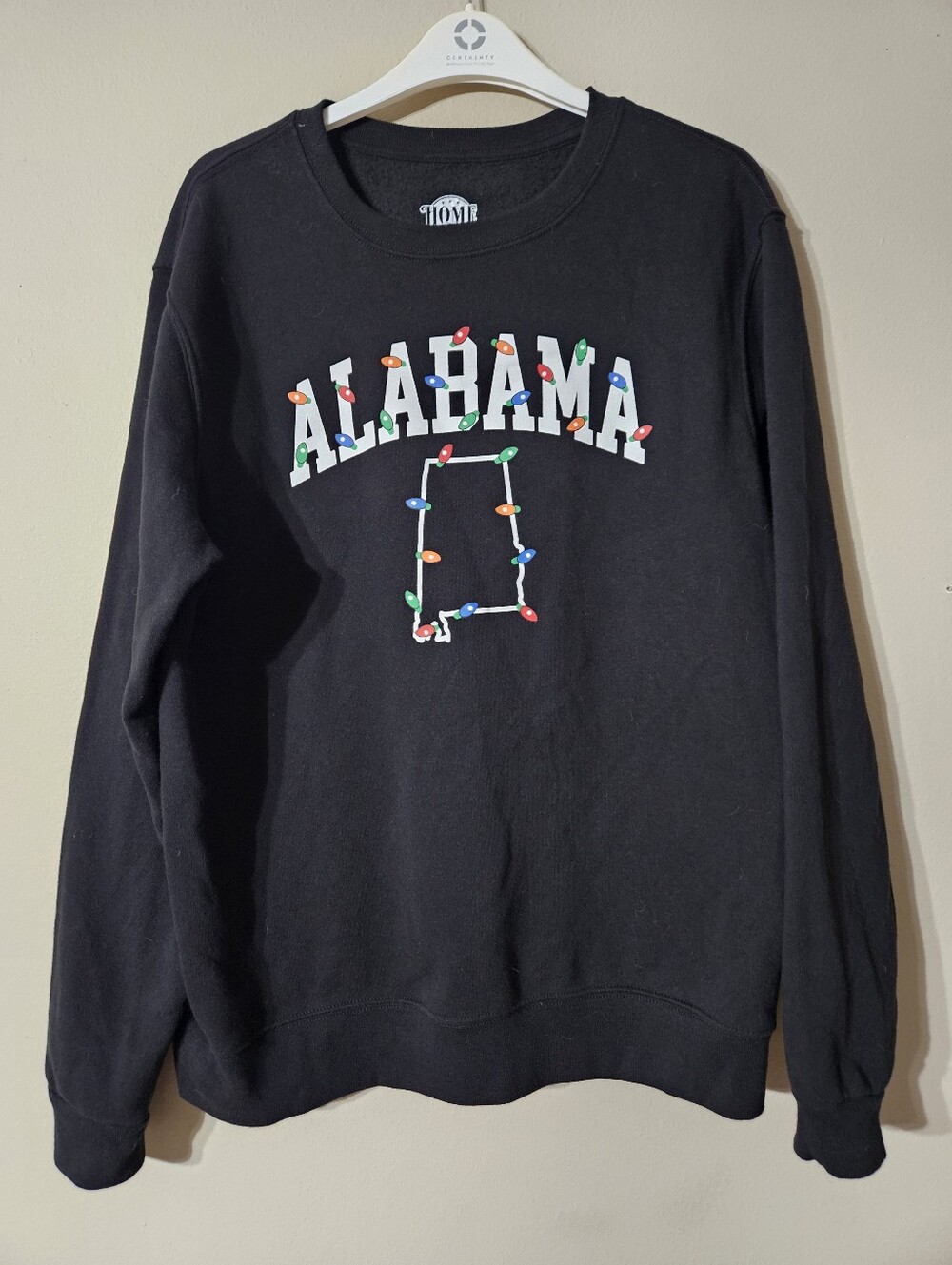 Alabama Christmas Lights Sweatshirt Medium